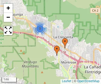 Area schools map
